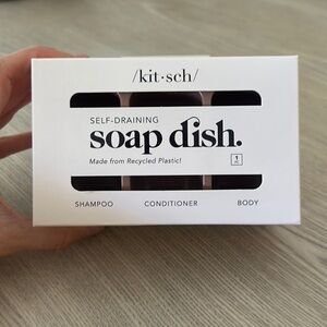 Kitsch Self-Draining Soap Dish - Terracotta